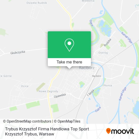 Trybus Krzysztof Firma Handlowa Top Sport Krzysztof Trybus map