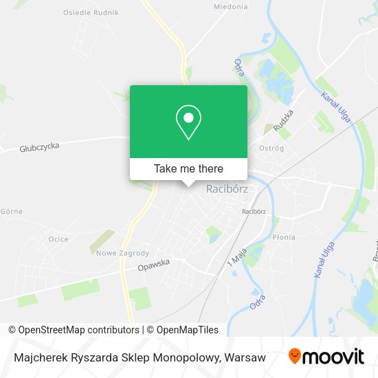 Majcherek Ryszarda Sklep Monopolowy map