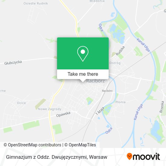 Gimnazjum z Oddz. Dwujęzycznymi map