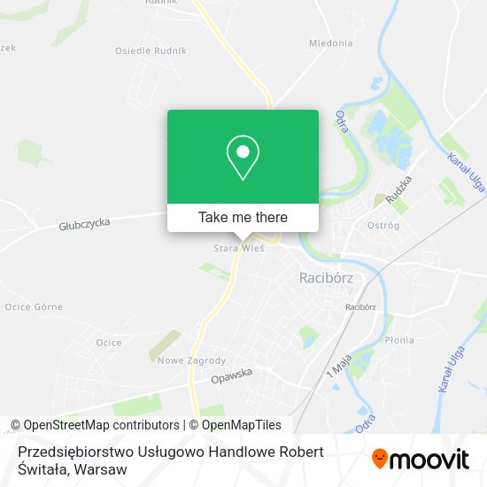 Przedsiębiorstwo Usługowo Handlowe Robert Świtała map