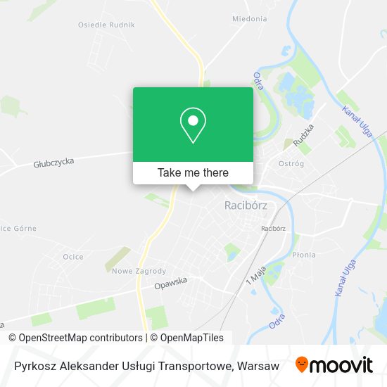 Pyrkosz Aleksander Usługi Transportowe map