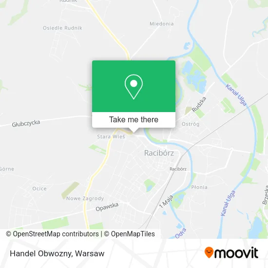 Карта Handel Obwozny