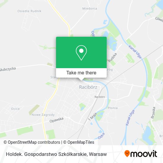 Holdek. Gospodarstwo Szkółkarskie map