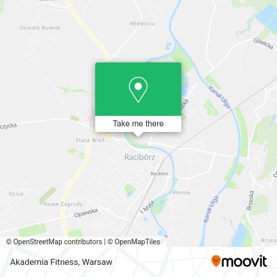 Akademia Fitness map