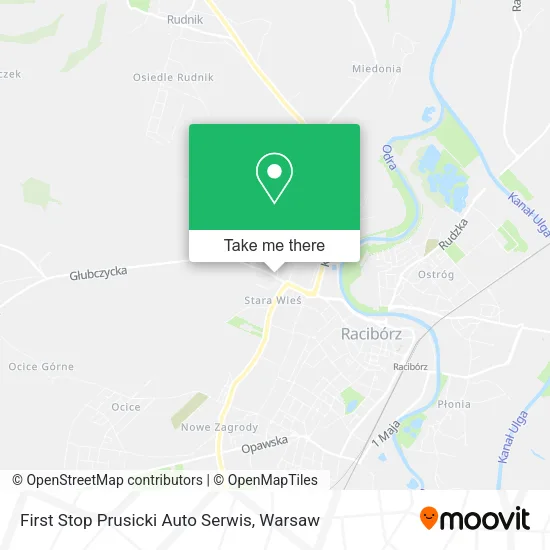Карта First Stop Prusicki Auto Serwis