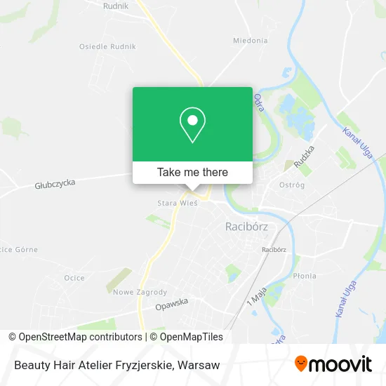 Карта Beauty Hair Atelier Fryzjerskie