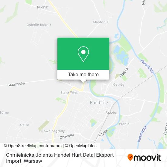 Карта Chmielnicka Jolanta Handel Hurt Detal Eksport Import