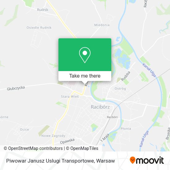 Карта Piwowar Janusz Uslugi Transportowe