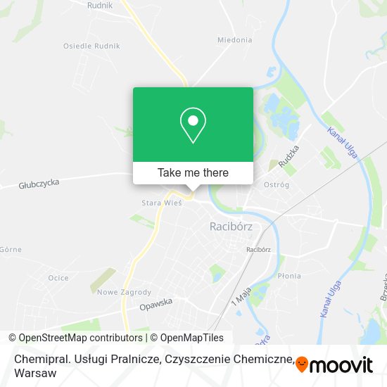 Chemipral. Usługi Pralnicze, Czyszczenie Chemiczne map