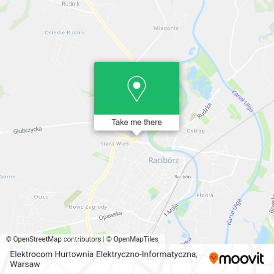 Карта Elektrocom Hurtownia Elektryczno-Informatyczna