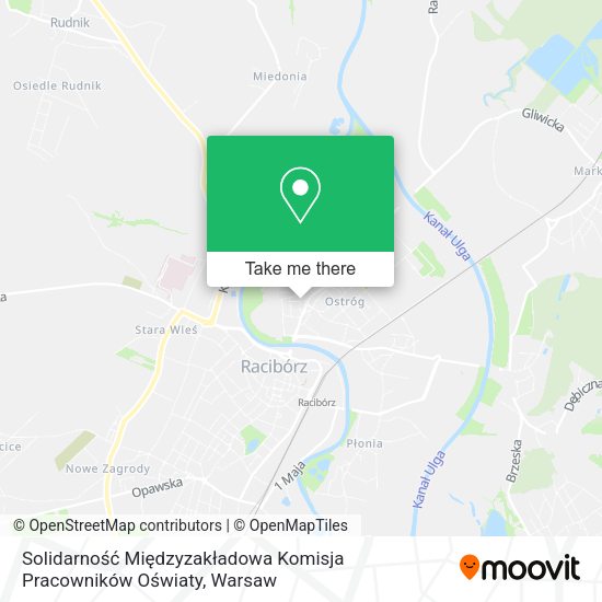 Solidarność Międzyzakładowa Komisja Pracowników Oświaty map