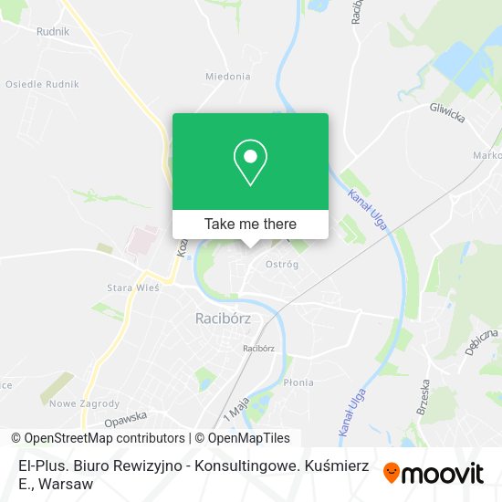 El-Plus. Biuro Rewizyjno - Konsultingowe. Kuśmierz E. map