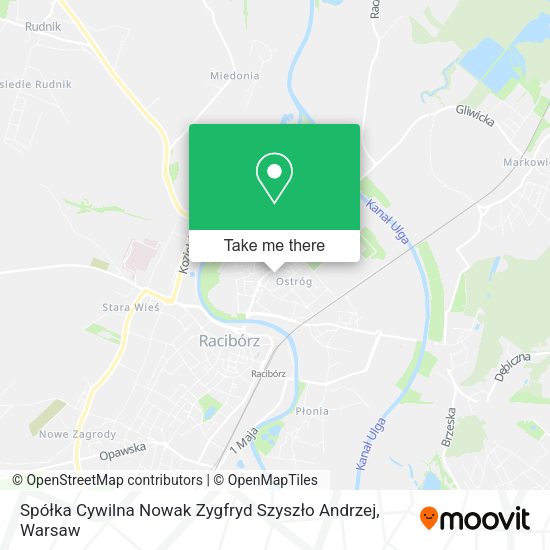 Spółka Cywilna Nowak Zygfryd Szyszło Andrzej map