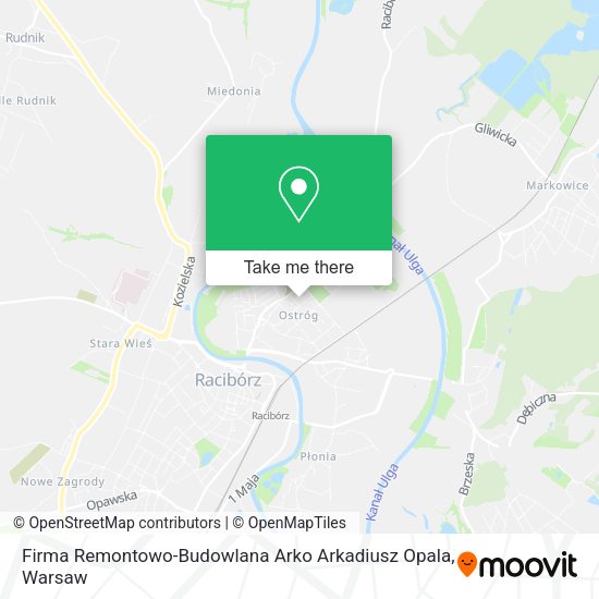 Firma Remontowo-Budowlana Arko Arkadiusz Opala map