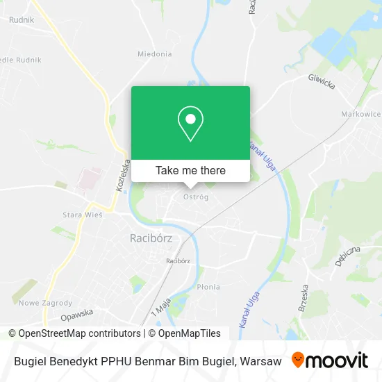 Карта Bugiel Benedykt PPHU Benmar Bim Bugiel
