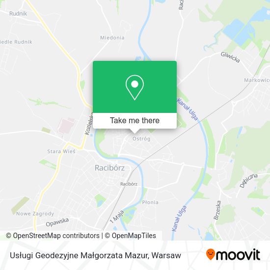 Usługi Geodezyjne Małgorzata Mazur map