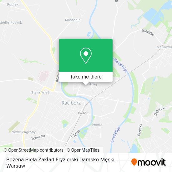 Bożena Piela Zakład Fryzjerski Damsko Męski map