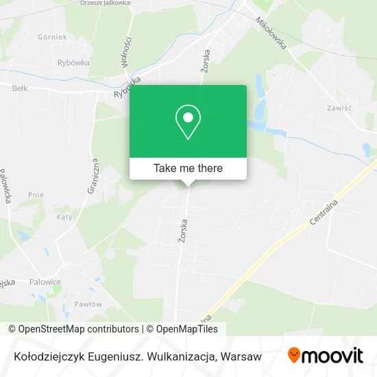 Карта Kołodziejczyk Eugeniusz. Wulkanizacja