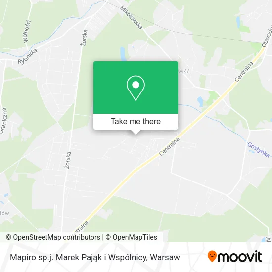 Карта Mapiro sp.j. Marek Pająk i Wspólnicy