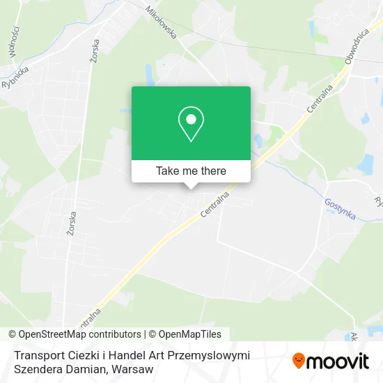 Карта Transport Ciezki i Handel Art Przemyslowymi Szendera Damian