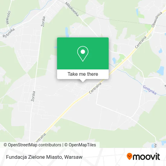Карта Fundacja Zielone Miasto
