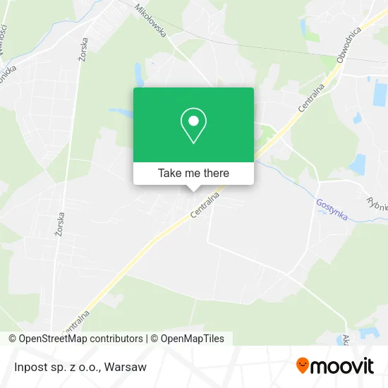 Карта Inpost sp. z o.o.