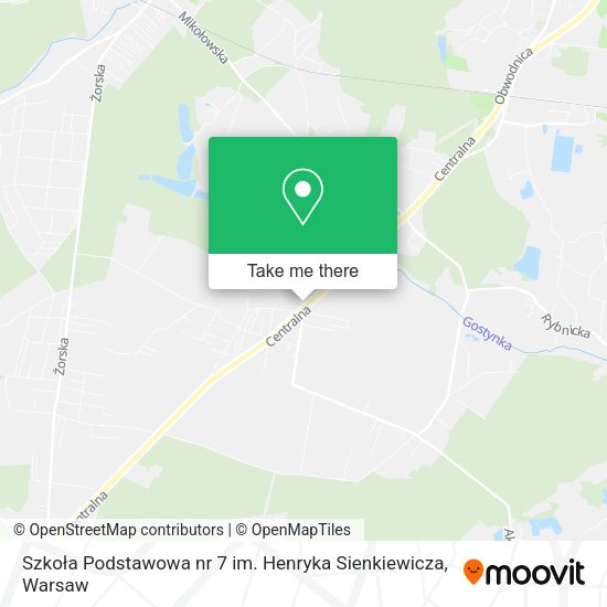 Szkoła Podstawowa nr 7 im. Henryka Sienkiewicza map