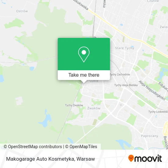 Карта Makogarage Auto Kosmetyka