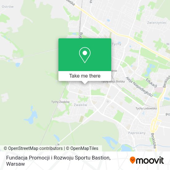 Fundacja Promocji i Rozwoju Sportu Bastion map