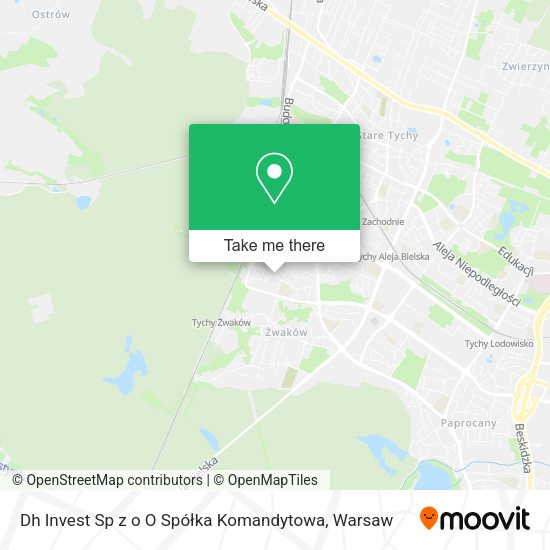 Dh Invest Sp z o O Spółka Komandytowa map