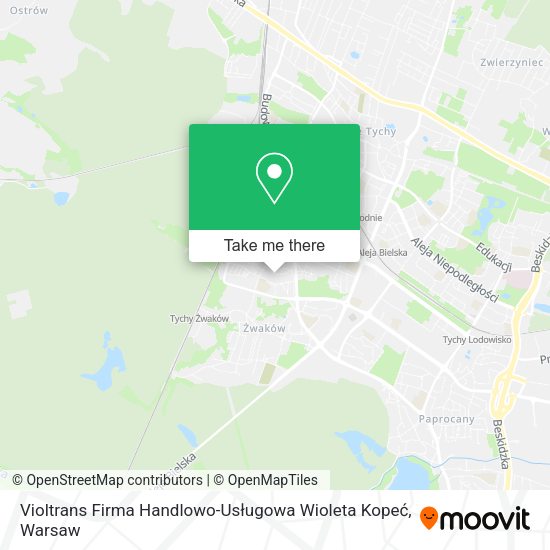 Violtrans Firma Handlowo-Usługowa Wioleta Kopeć map