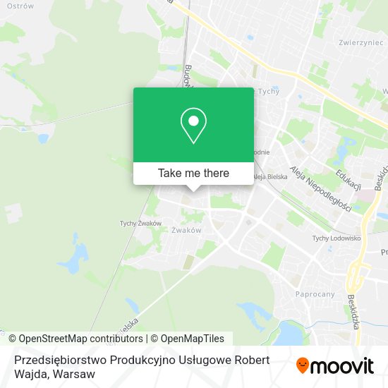 Przedsiębiorstwo Produkcyjno Usługowe Robert Wajda map