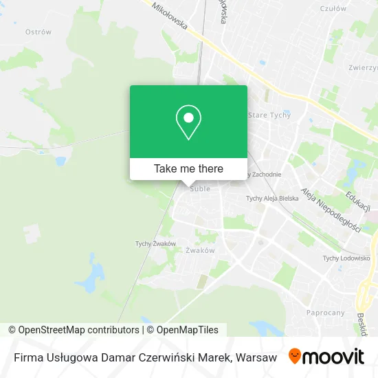 Firma Usługowa Damar Czerwiński Marek map