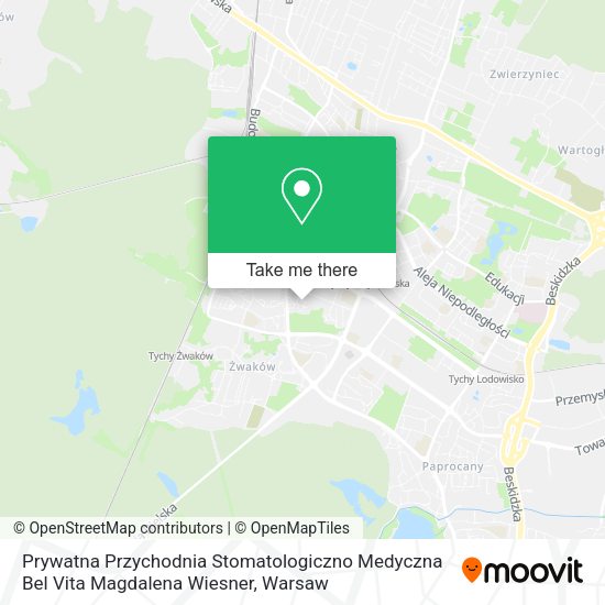 Prywatna Przychodnia Stomatologiczno Medyczna Bel Vita Magdalena Wiesner map