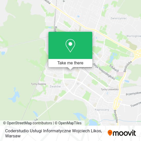 Coderstudio Usługi Informatyczne Wojciech Likos map