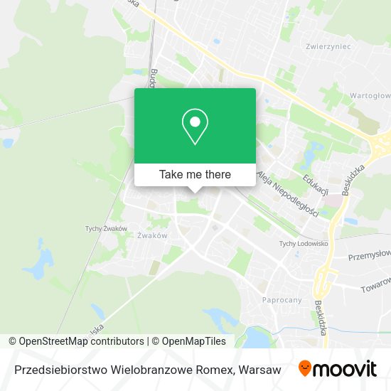 Przedsiebiorstwo Wielobranzowe Romex map