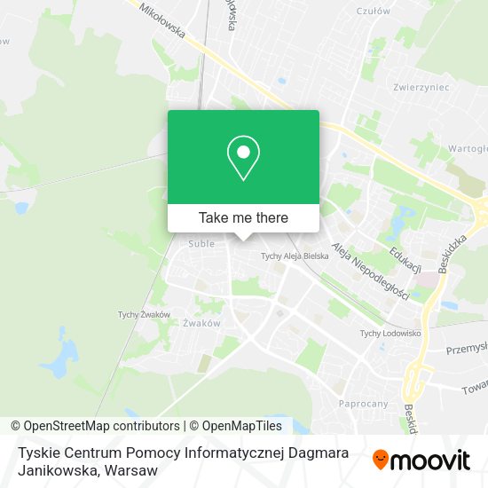 Tyskie Centrum Pomocy Informatycznej Dagmara Janikowska map