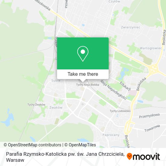 Parafia Rzymsko-Katolicka pw. św. Jana Chrzciciela map