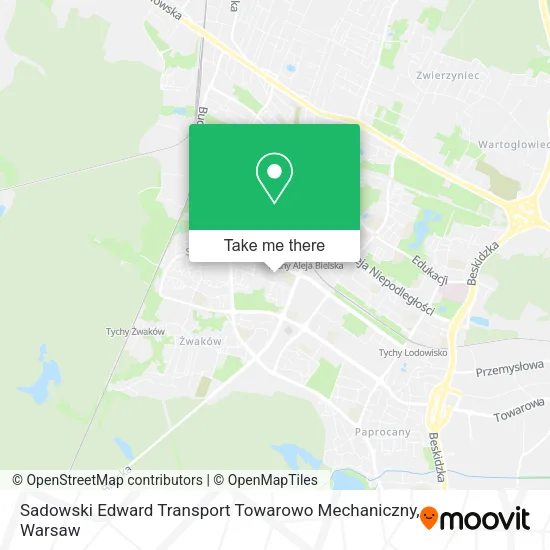 Карта Sadowski Edward Transport Towarowo Mechaniczny