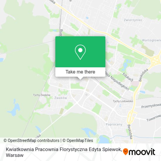 Kwiatkownia Pracownia Florystyczna Edyta Spiewok map