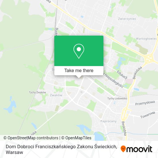 Dom Dobroci Franciszkańskiego Zakonu Świeckich map