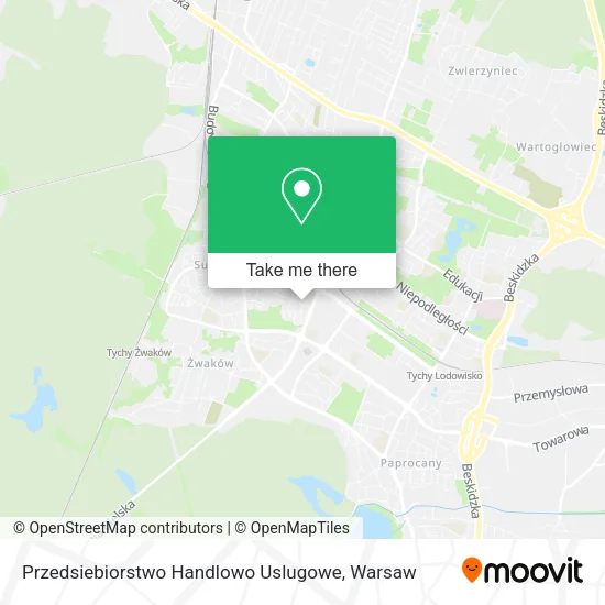 Карта Przedsiebiorstwo Handlowo Uslugowe