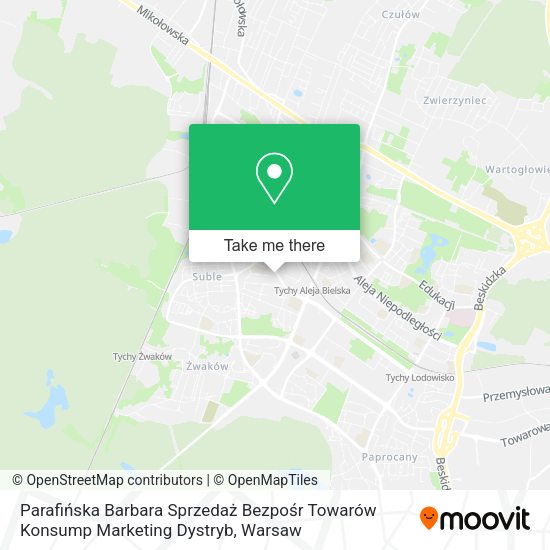 Parafińska Barbara Sprzedaż Bezpośr Towarów Konsump Marketing Dystryb map