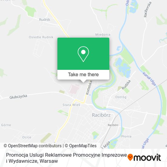 Promocja Uslugi Reklamowe Promocyjne Imprezowe i Wydawnicze map