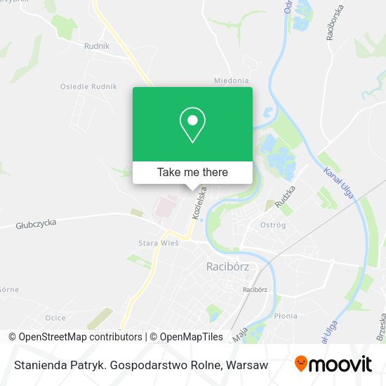 Stanienda Patryk. Gospodarstwo Rolne map