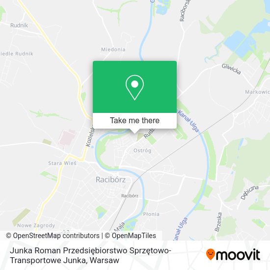 Junka Roman Przedsiębiorstwo Sprzętowo-Transportowe Junka map