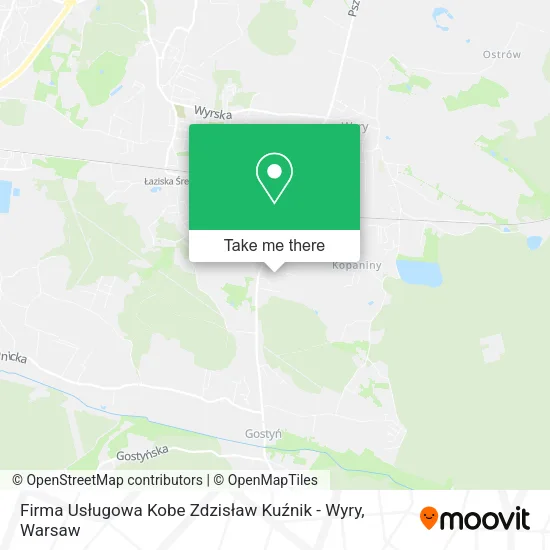 Firma Usługowa Kobe Zdzisław Kuźnik - Wyry map