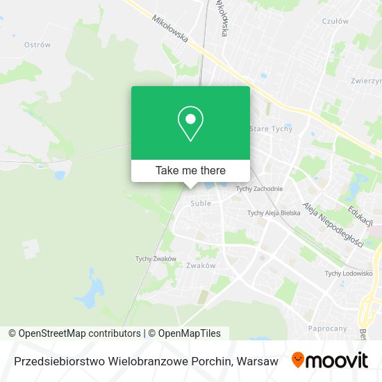 Przedsiebiorstwo Wielobranzowe Porchin map