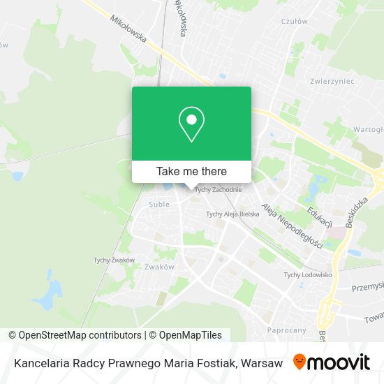 Kancelaria Radcy Prawnego Maria Fostiak map