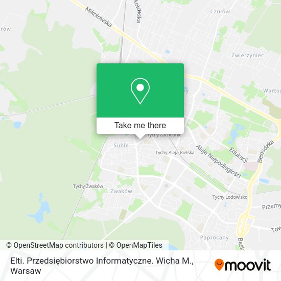 Elti. Przedsiębiorstwo Informatyczne. Wicha M. map